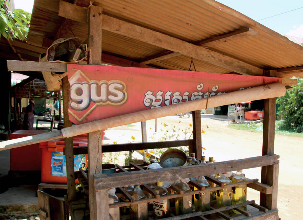 Tankstelle in Siem Reap, Kambodscha