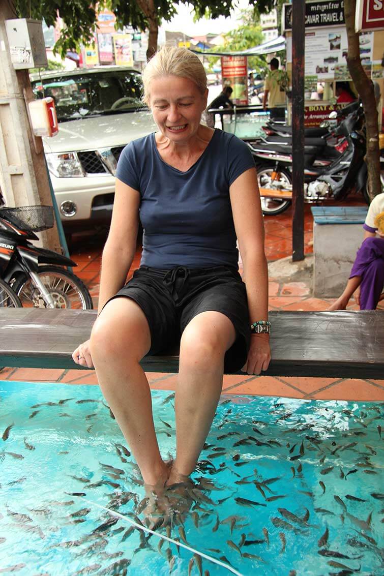 Fischmassage in Siem Reap