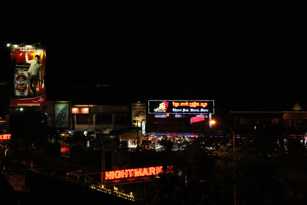 Siem Reap bei Nacht