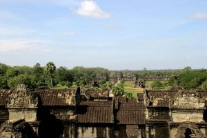 Panoramaaussicht von Angkor Wat