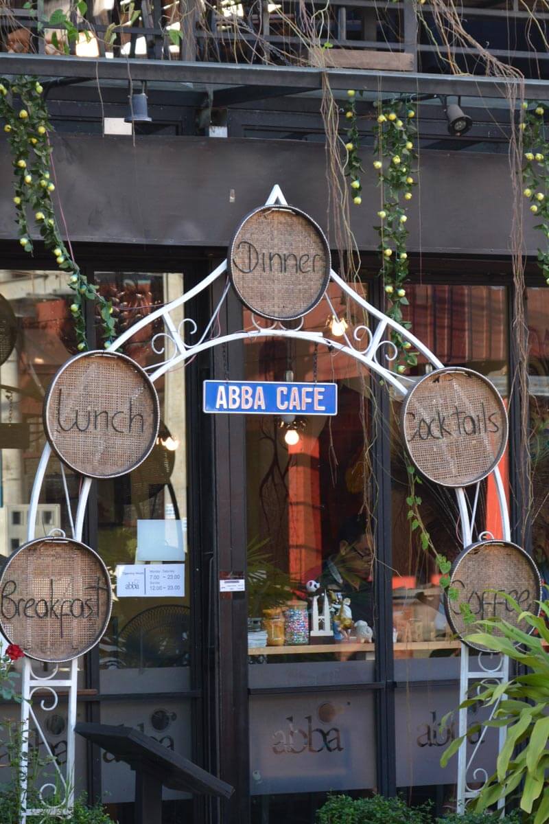 ABBA Cafe Siem Reap, Eingang