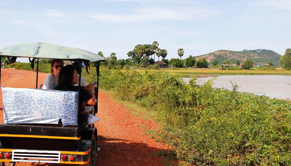 Tuk Tuk Fahrt nach Phnom Krom