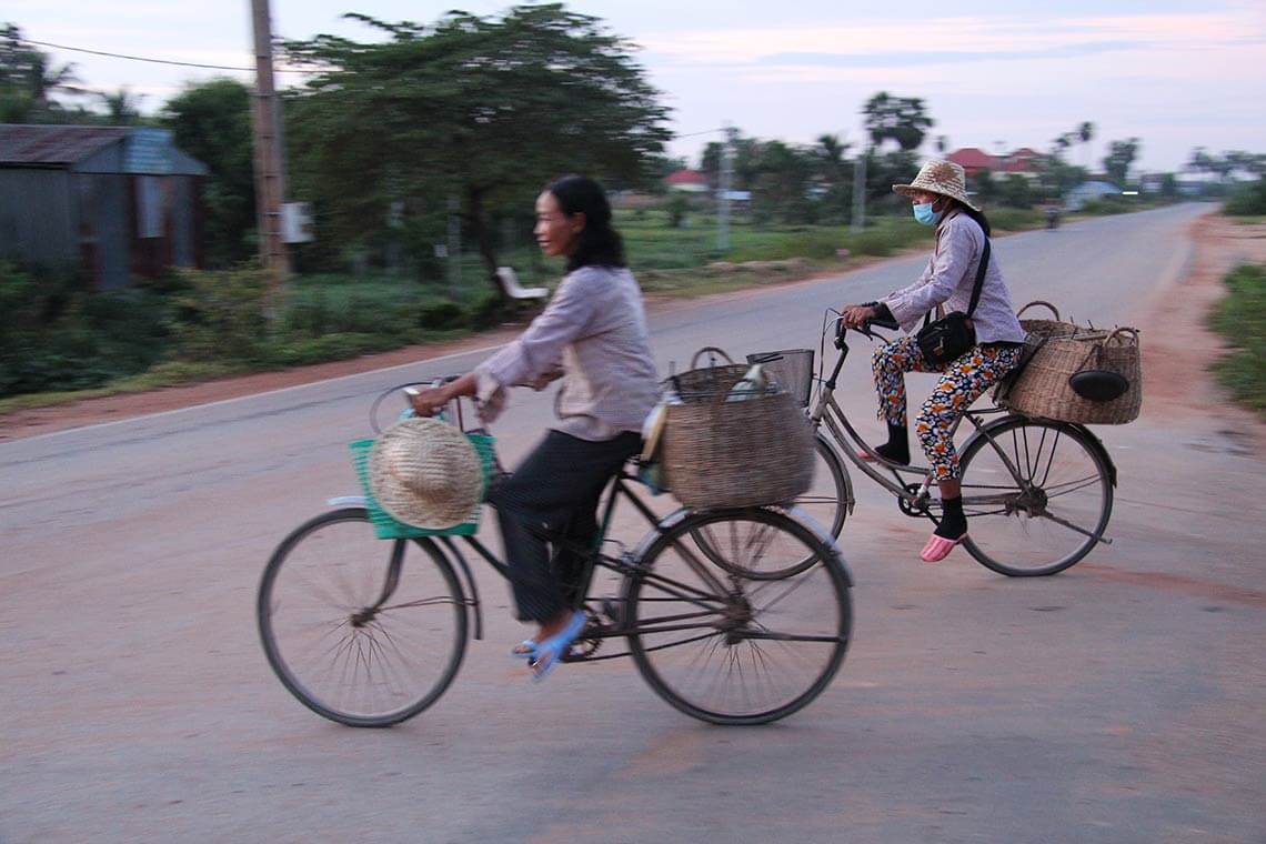 Fahrrad Fahren, Siem Reap