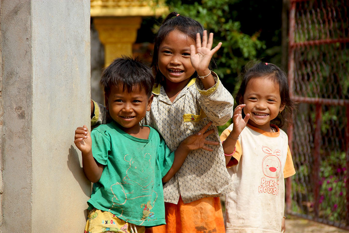 Kinderlachen Siem Reap