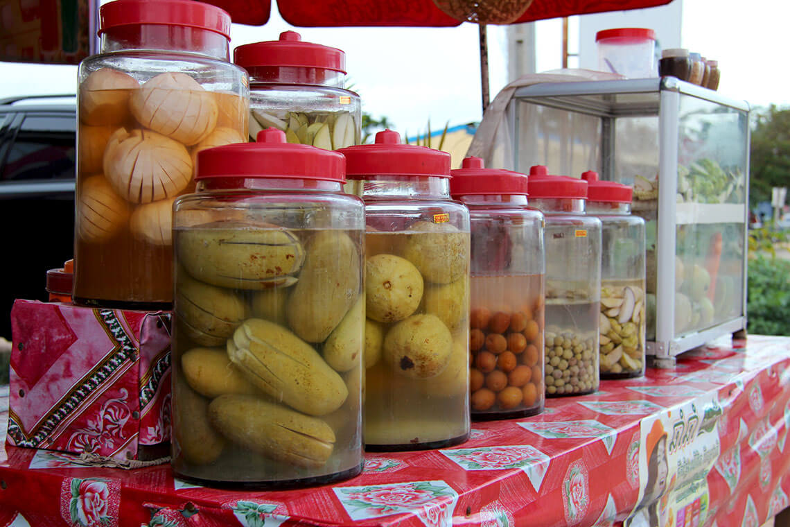 Eingelegtes Obst und Gemüse, Siem Reap