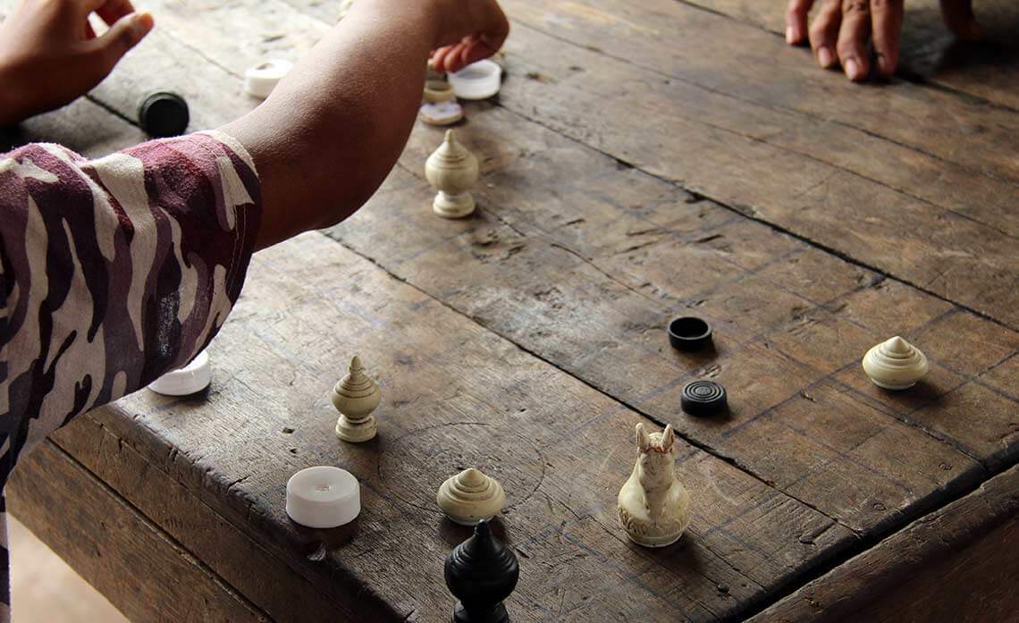 Schachspieler Siem Reap