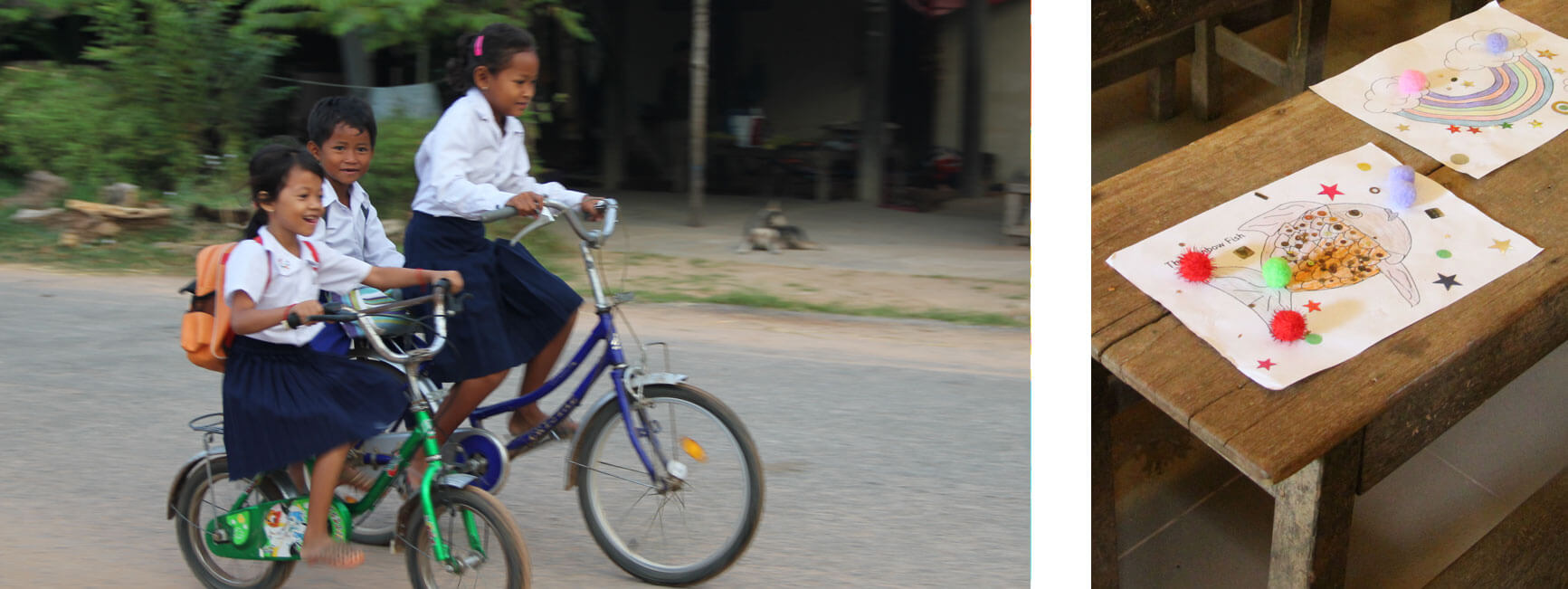 Schulkinder in Siem Reap