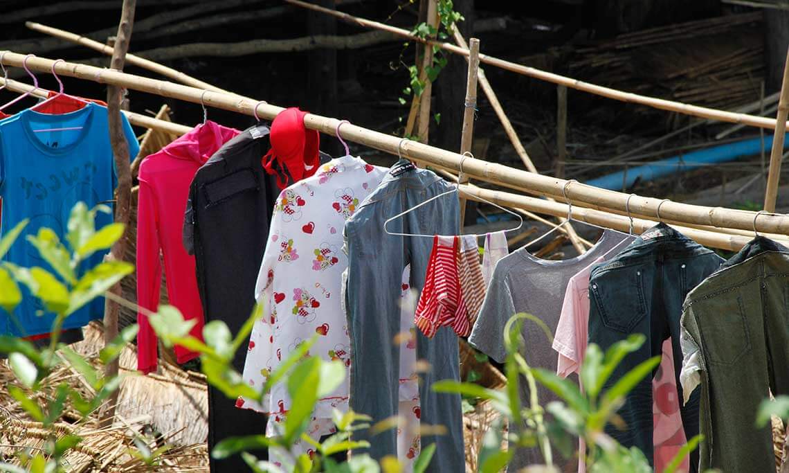 Wäsche Trocknen - Siem Reap