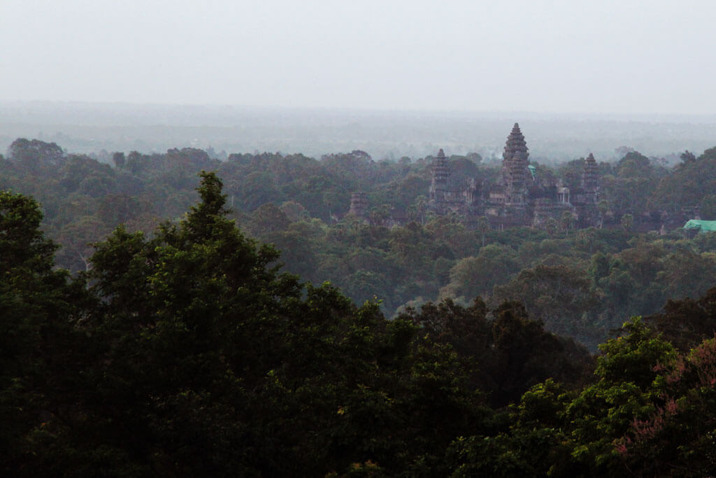 View to Angkor Wat from Phnom Bakheng