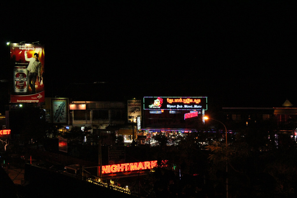 Siem Reap at night