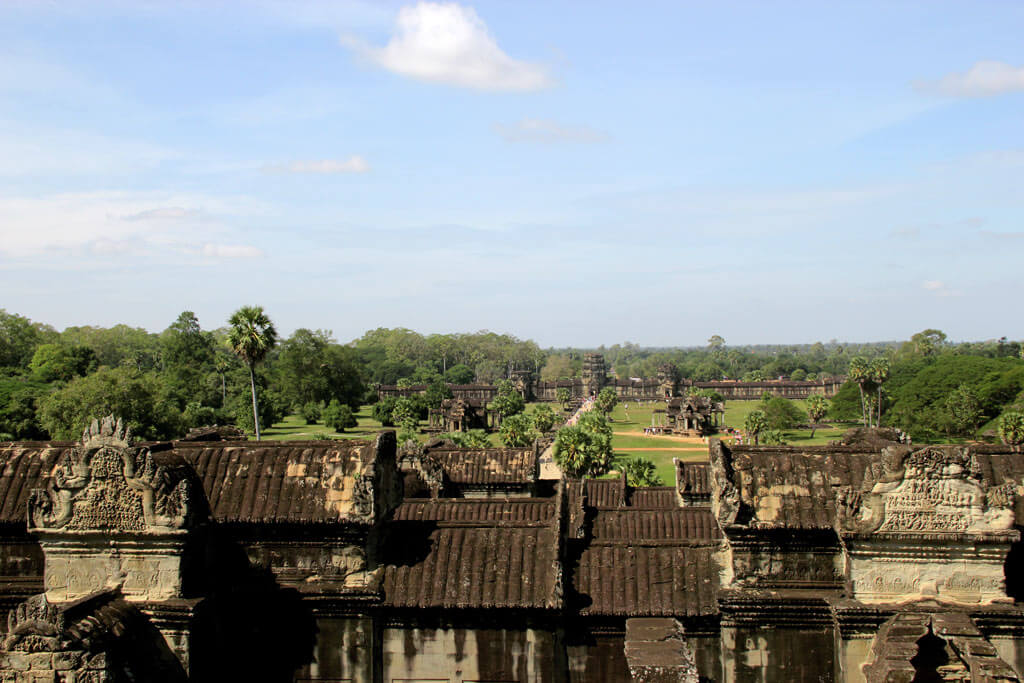 View from the top of Angkor Wat