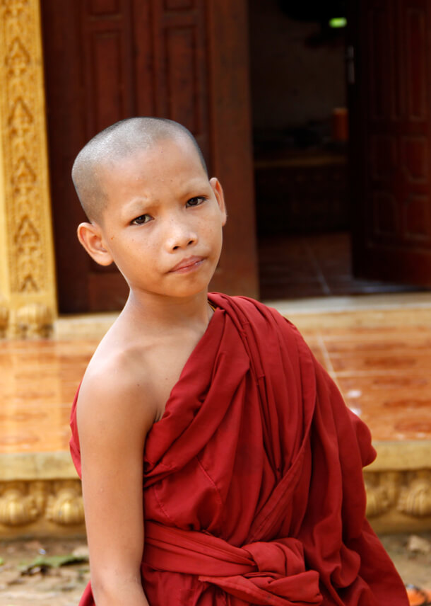 Monk, Tonle Sap - Cambodia