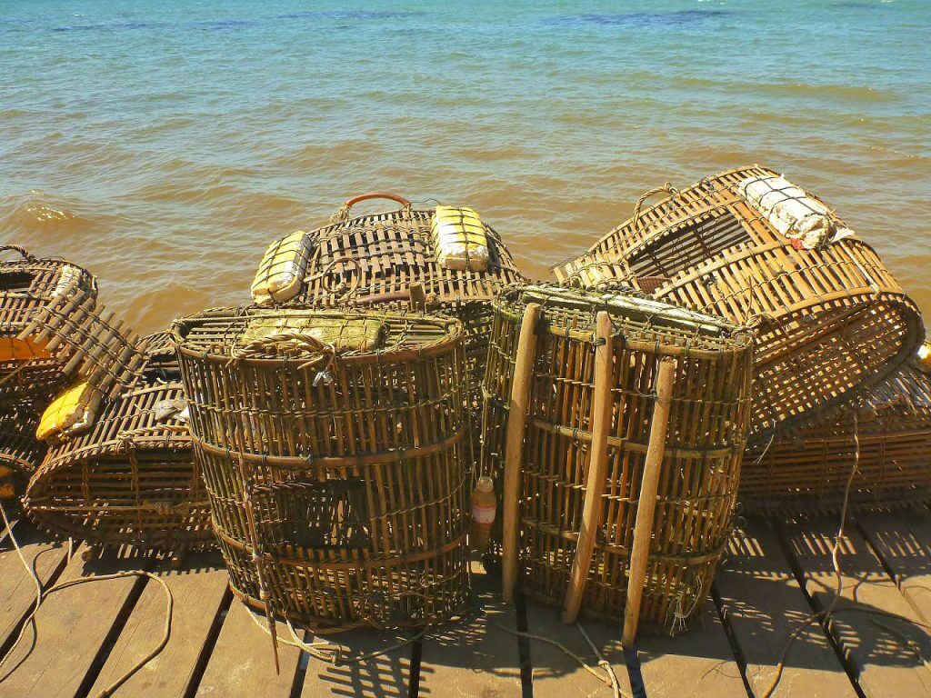 Crab pots in Kep, Cambodia | Photo: Clint Brinsom