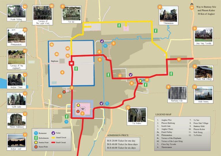 Praktisch: Angkor Wat auf Google Maps ohne Roaming Gebühren