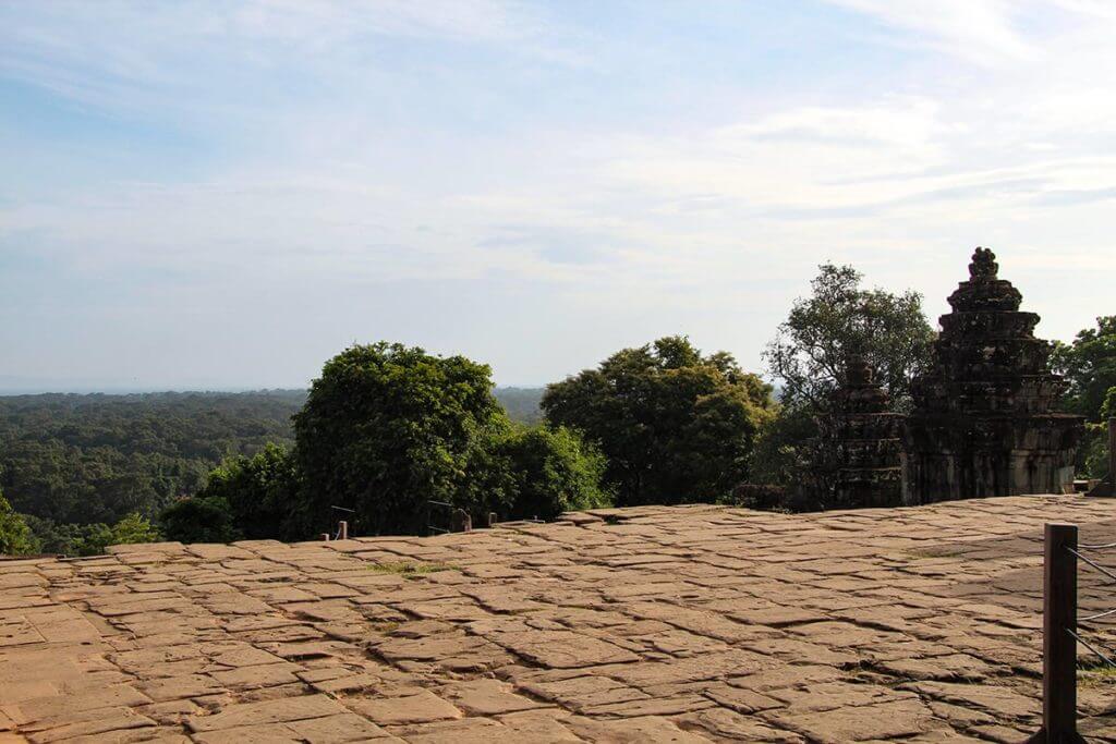 phnom bakheng ausblick menschenleer