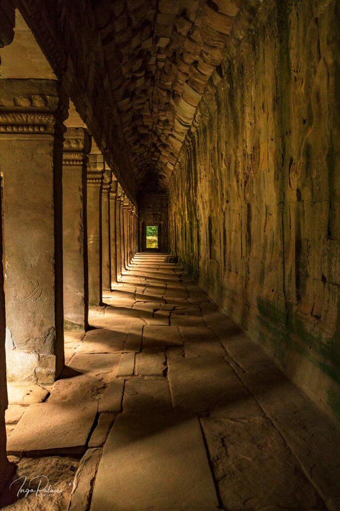 ta prohm galerie gewoelbe gang angkor