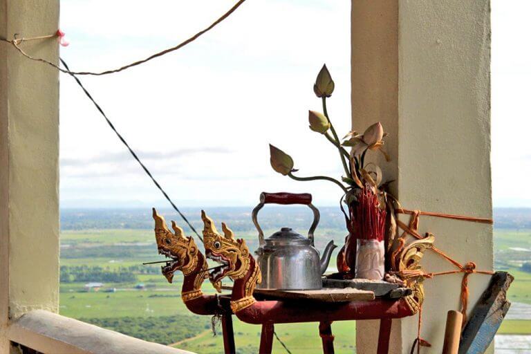 Aussicht vom Phnom Krom - südlich von Siem Reap
