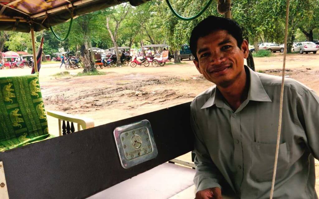 Sophal Ouk - Tuk Tuk Fahrer in Siem Reap, Kambodscha