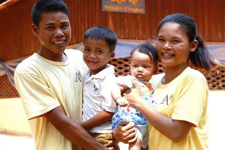 Artisans Angkor - Handwerkerfamilie in der Provinz Siem Reap