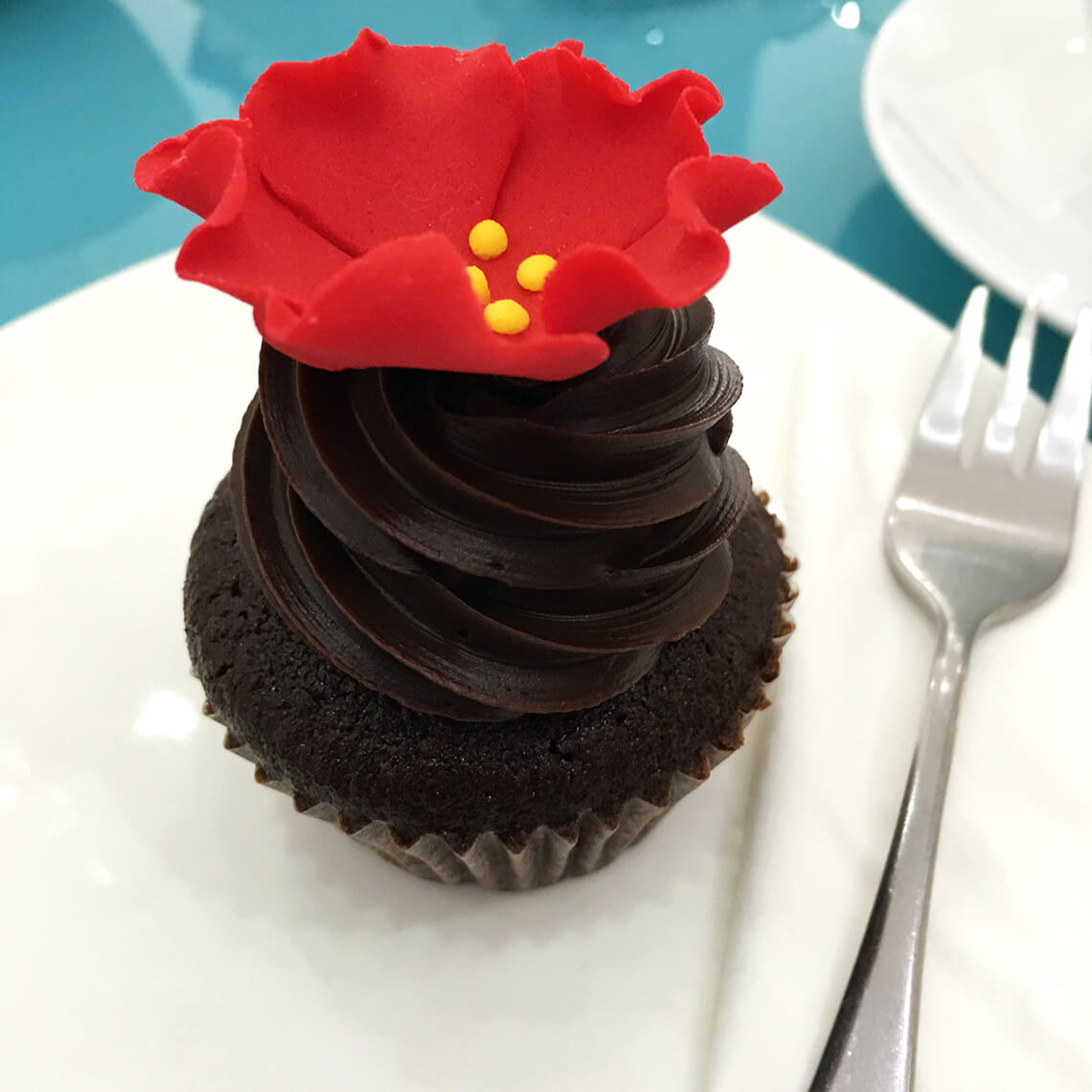 Cupcake im Bloom Cafe in Siem Reap