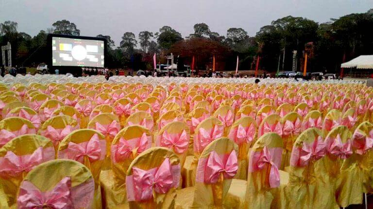 First they killed my Father - Filmpremiere von der Elefantenterrasse, Angkor Thom