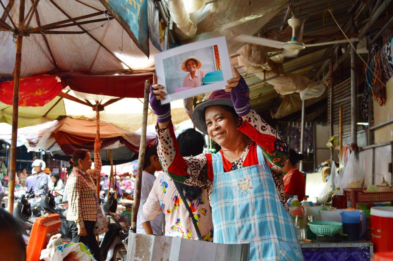 pshar leu markt siem reap marktfrau foto