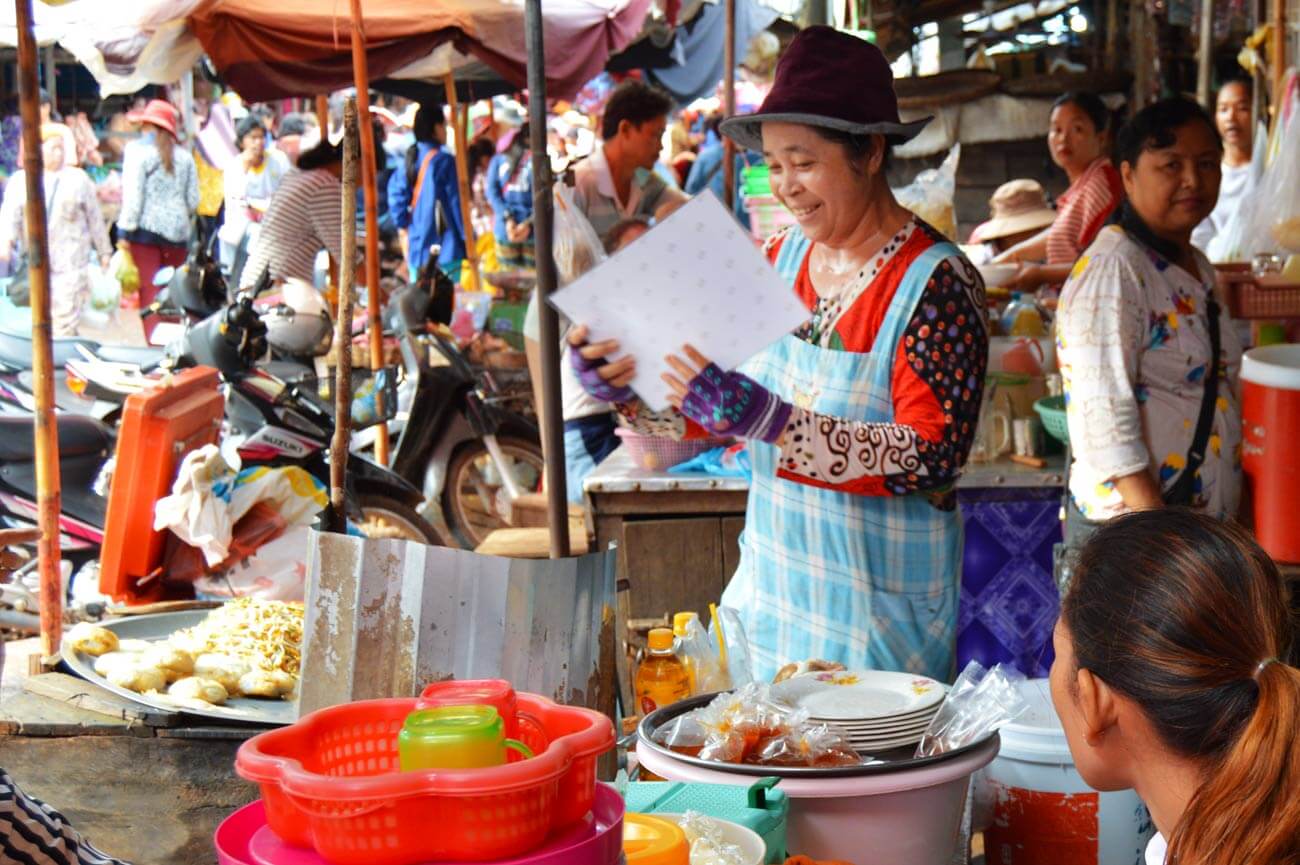 pshar leu markt siem reap marktfrau