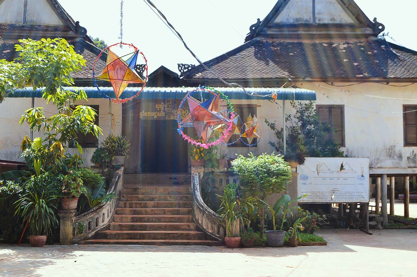 Eingang zur Kong Moch Pagode in Siem Reap
