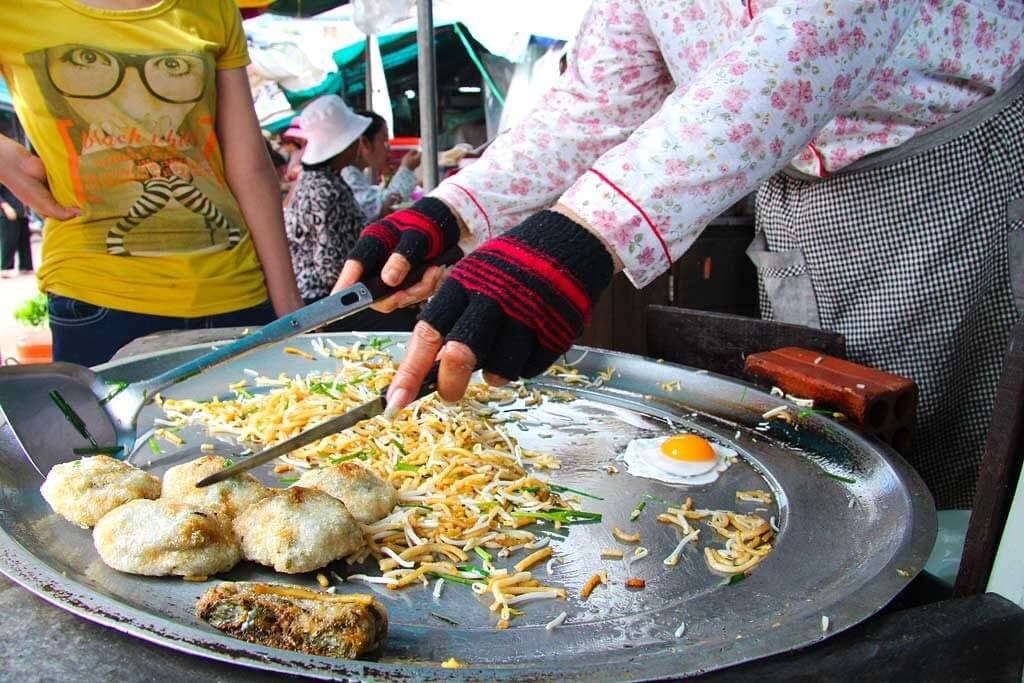 Frühstück Pshar Leu Markt - Siem Reap