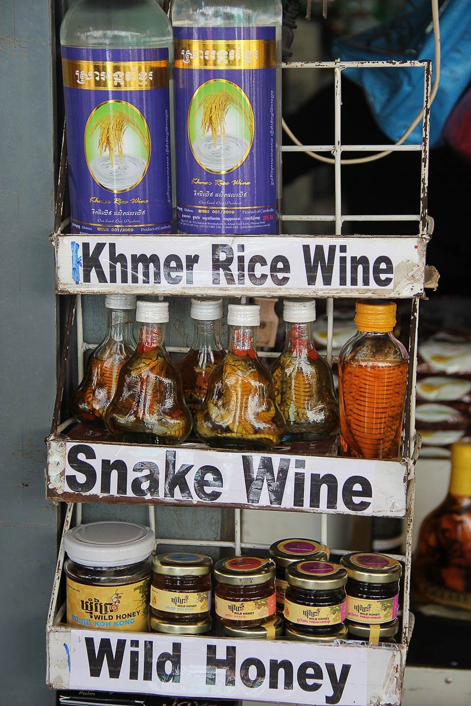 Schlangenwein - Siem Reap