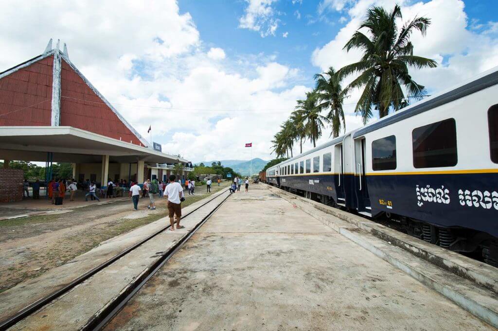 Bahnhof Kampot - Ankunft