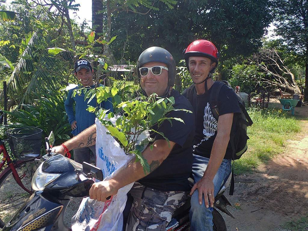 Christophé Baillet auf seinem Motorrad