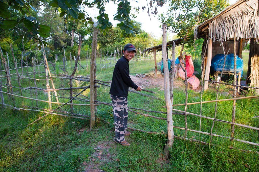 Community Garten - Long Dai Community, Kambodscha