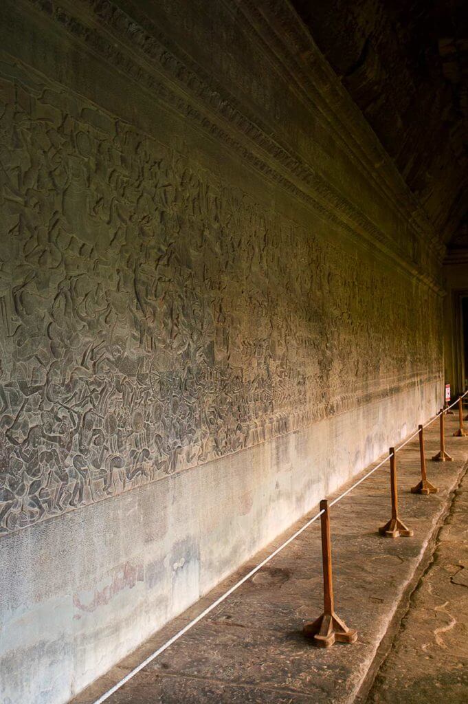 Angkor Wat - Galerie mit Falchreliefs