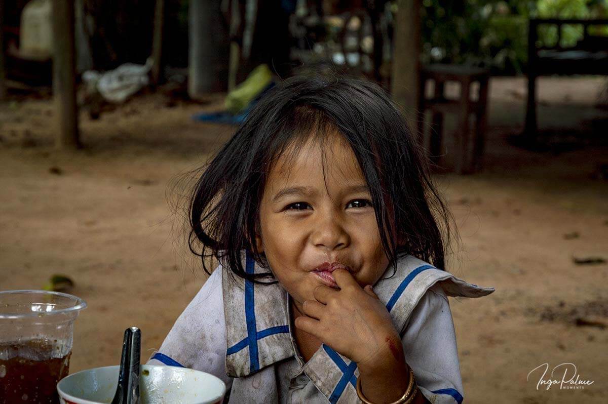 Kleines Mädchen, Siem Reap - Kambodscha