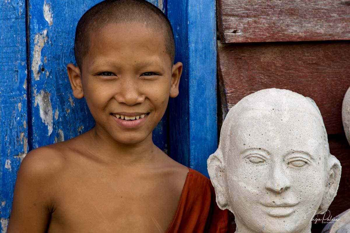 Mönch - Junge in Siem Reap, Kambodscha