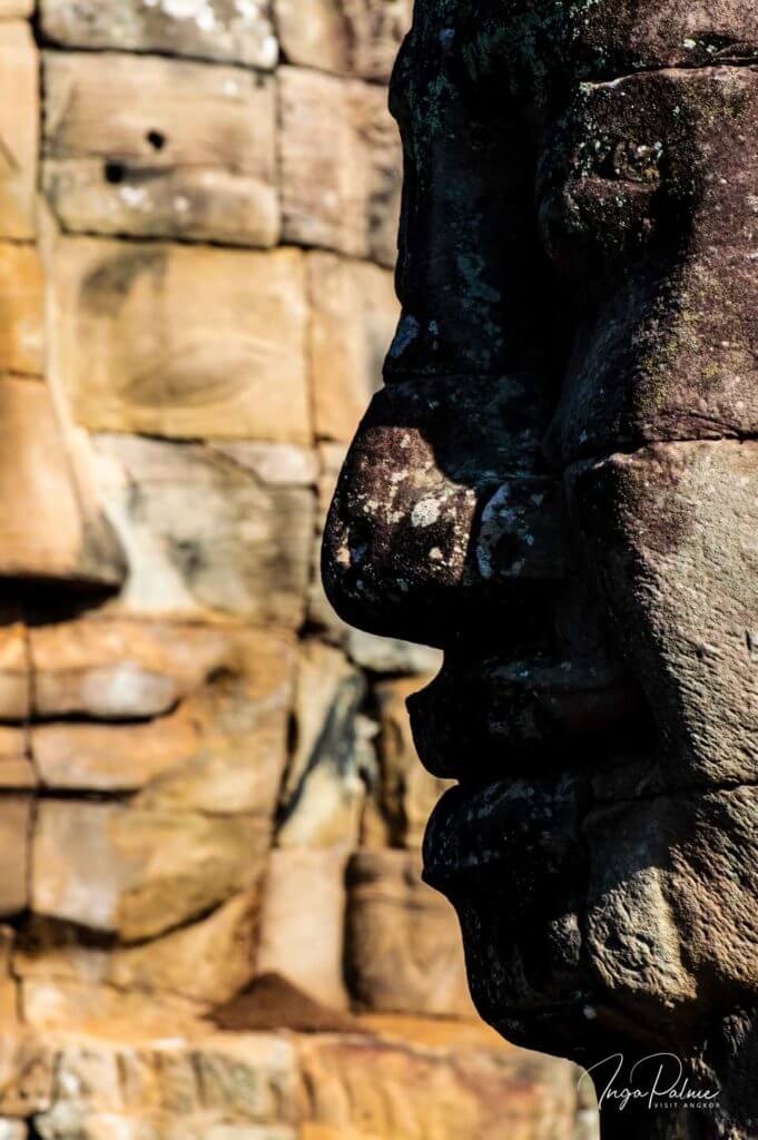 Bayon: Lächelndes Gesicht Bodhisvatta Lokeshvara