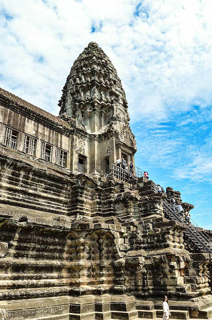 Angkor Wat - Blick auf die 3. Terrasse