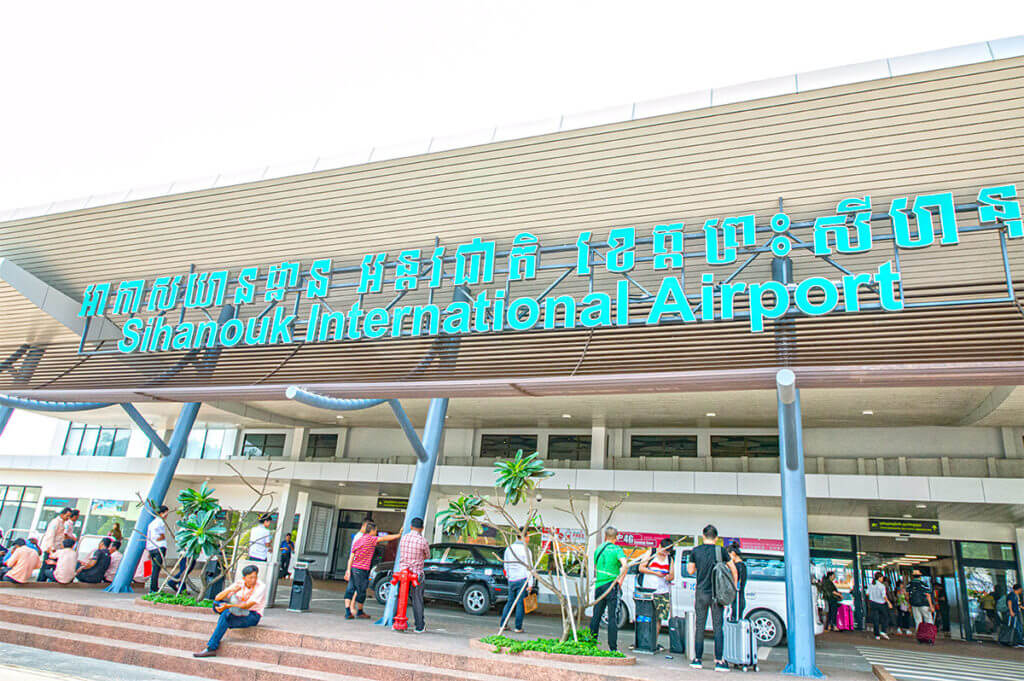 sihanoukville flughafen eingang