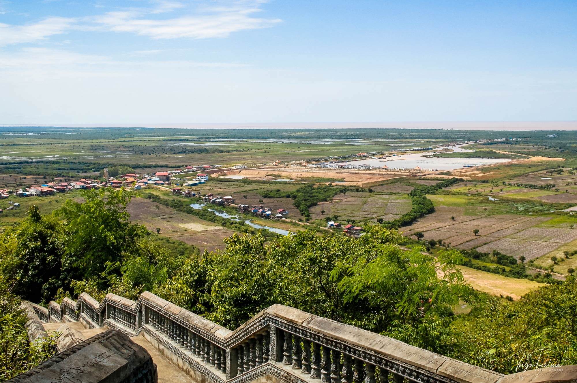 phnom krom pagode siem reap aussicht