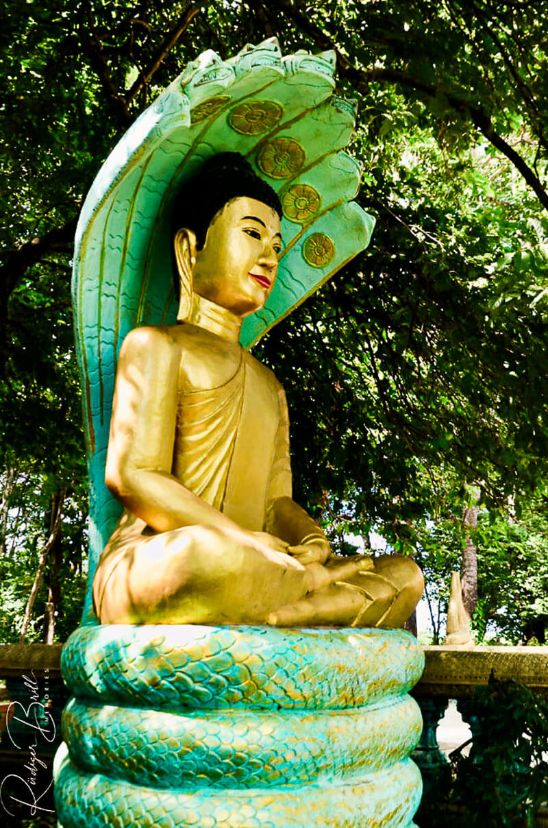 der buddhistische Tempel Wat Pothiyaram oder Wat Chash, Pnom Penh,  Kambodscha, Asien