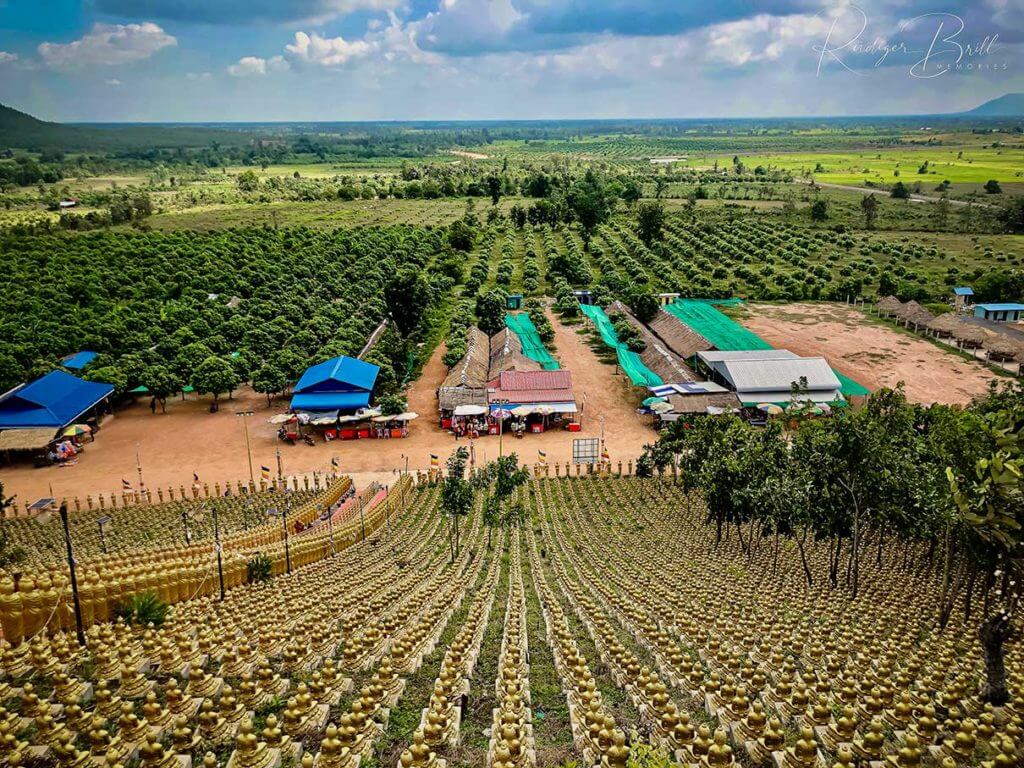 aussicht wat puth kiri 10000 buddhas