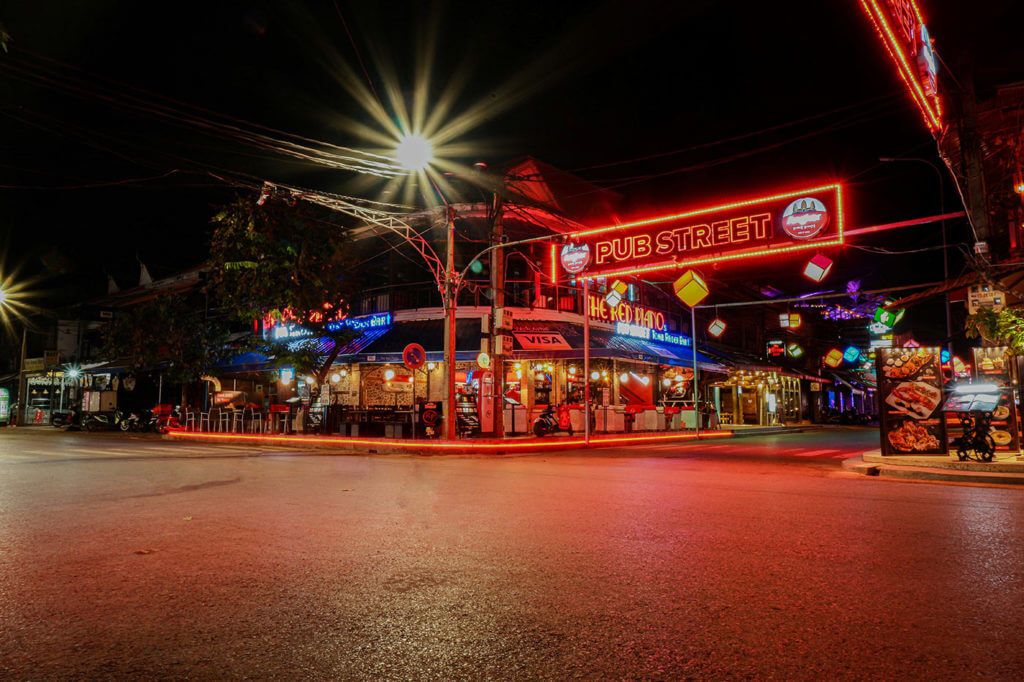 pubstreet siem reap menschenleer corona copyright sok sakada