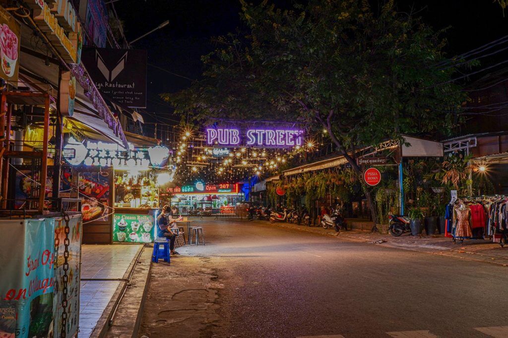 pubstreet siem reap menschenleer corona copyright sok sakada 2