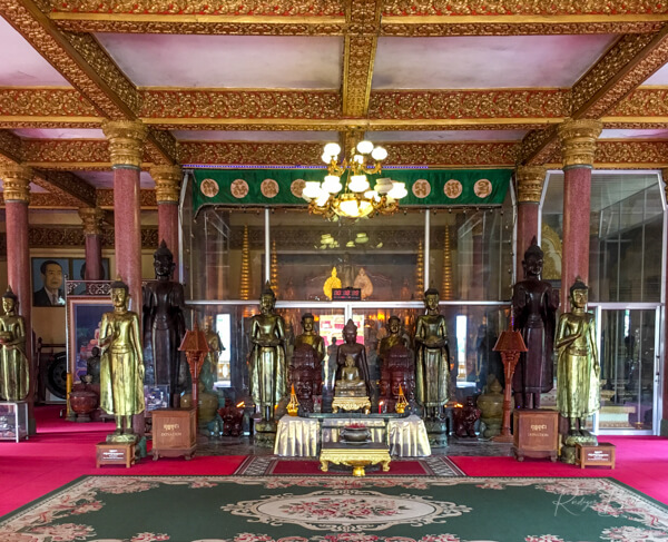 Innenraum von Wat Ounalom, Phnom Penh