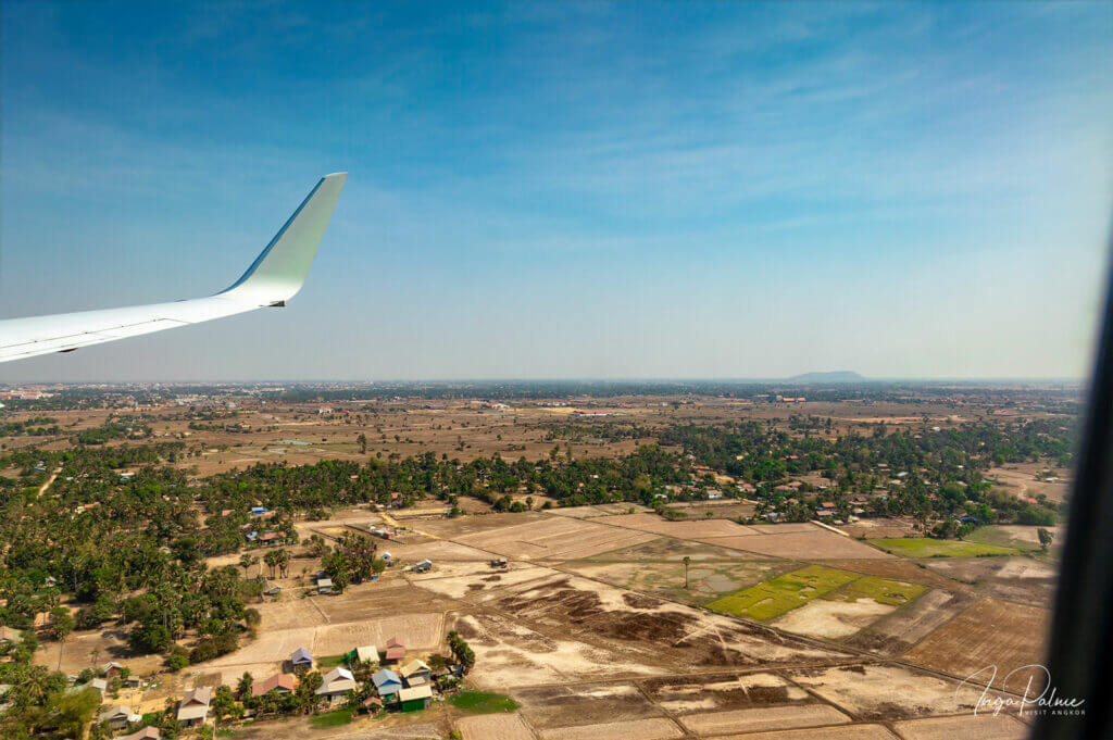 anflug siem reap kambodscha