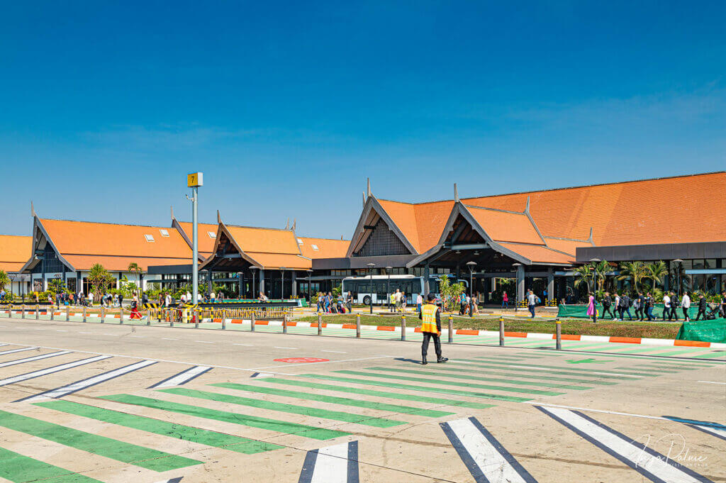 Flughafen in Siem Reap, Kambodscha