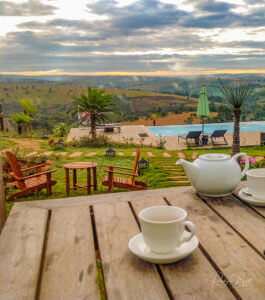 Lodge mit Ausblick in Mondulkiri, Kambodscha