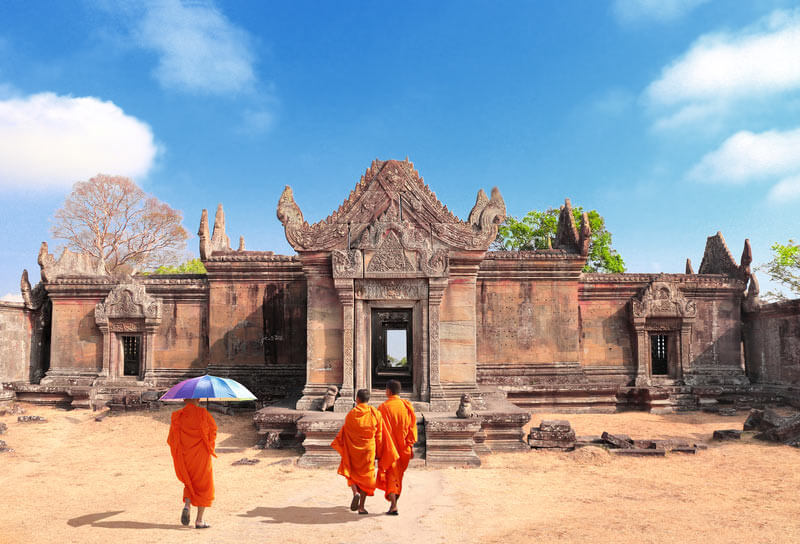 Prasat Phra Wihan Preah Vihear Provinz Kambodscha