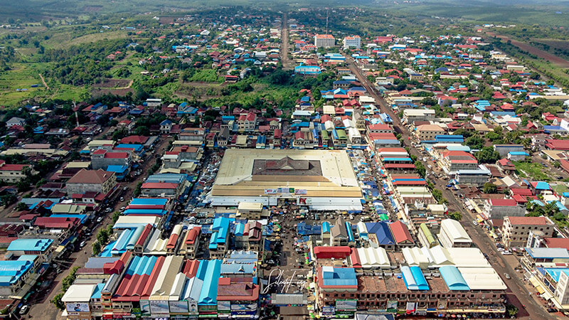 banlung zentrum ratanakiri provinz kambodscha foto silento fong